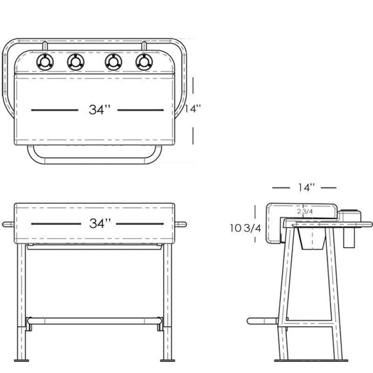 Taco Marine Neptune Premium Seating / Leaning Posts - L10-1001-1