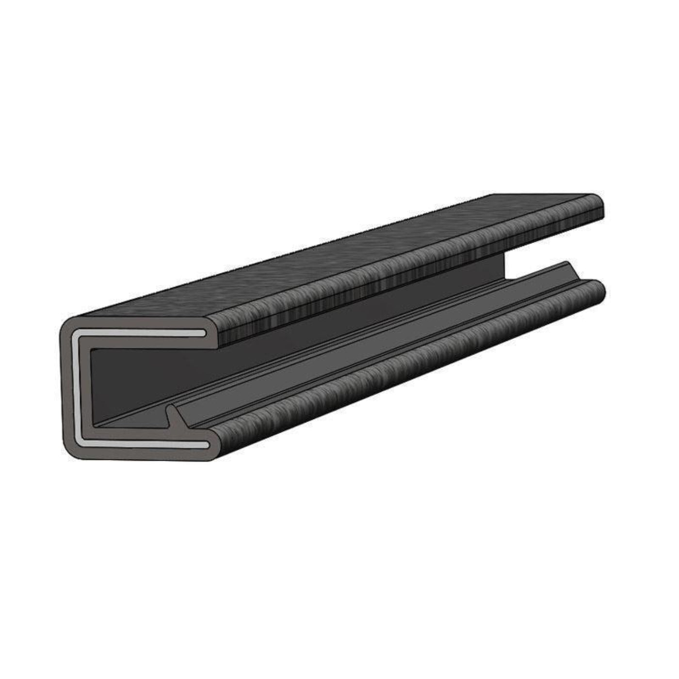 TACO Marine 250' Black Flex Trim 5/16" Opening X 5/8" - V30-1350B250