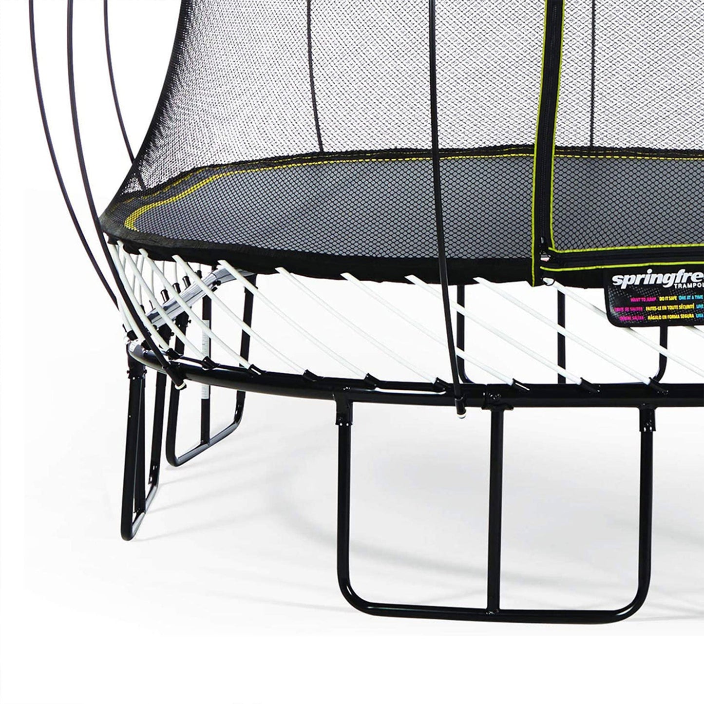 Springfree Trampoline Kids Outdoor Jumbo Square 13 Ft Trampoline with Enclosure - 212965
