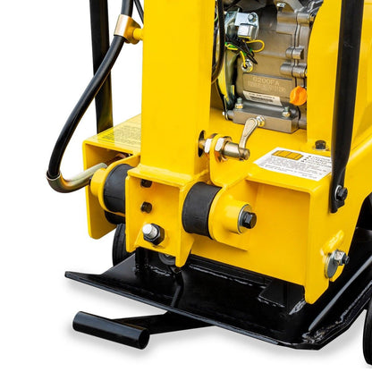 Stark USA 196cc Walk Behind 6.5HP Reversible Plate Compactor Rammer Gas 4950lb - 61012