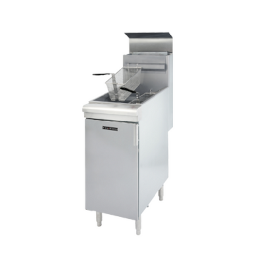 Adcraft BDGF-90/LPG Black Diamond 90K Gas Deep Fryer LPG -  BDGF-90/LPG