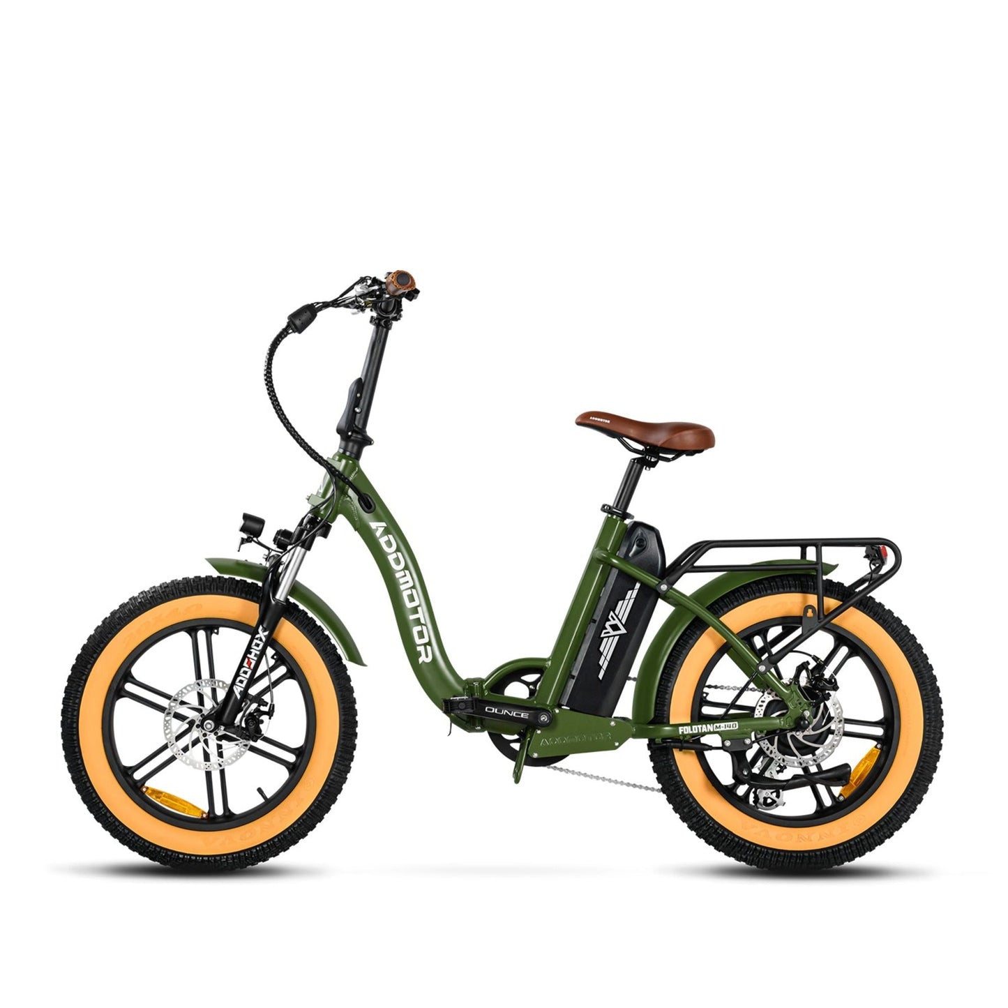 Addmotor 750W Foldtan M-140 2.0 Folding Fat Tire Electric Bike - EB-ADD-M140-BLK