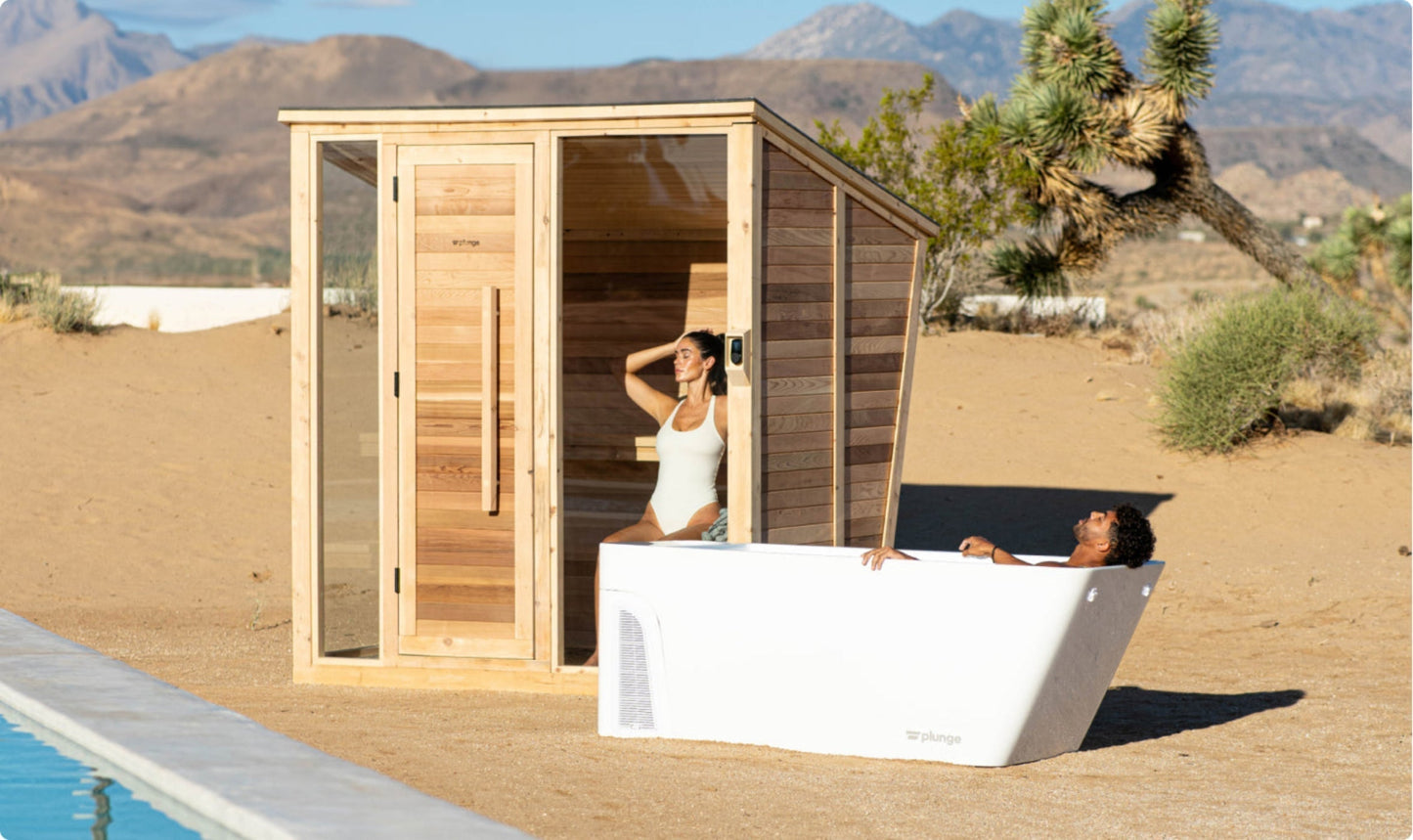 Plunge  Contrast Therapy Bundle: Plunge All-In + The Sauna - ALL-IN-SAUNA-BNDL