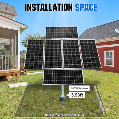 Dual Axis Solar Tracker System