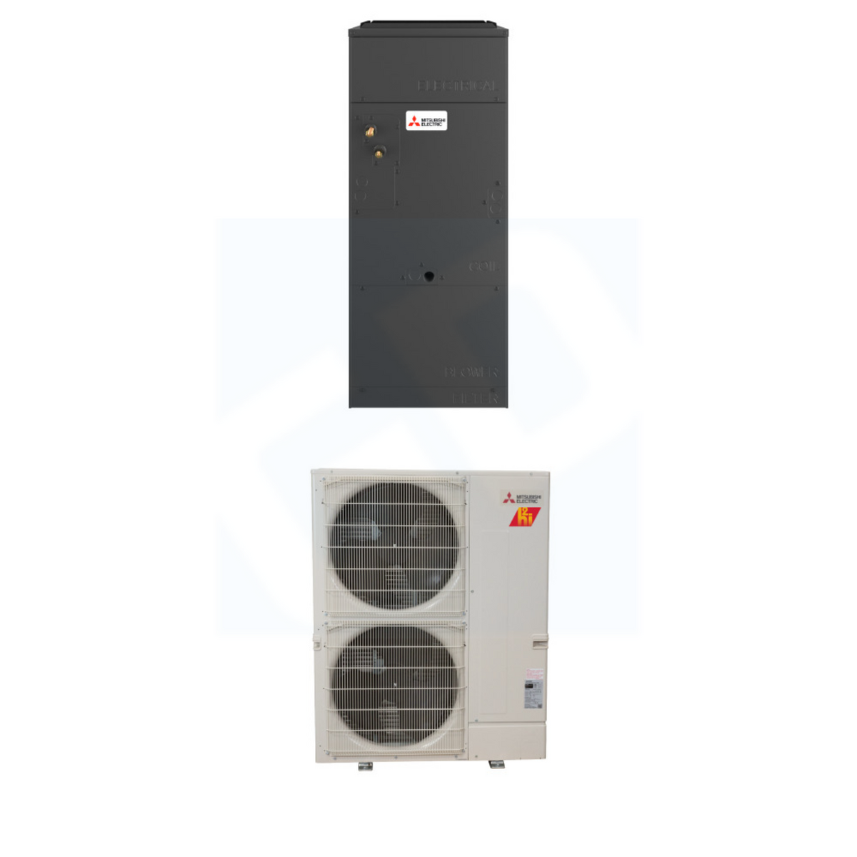 Mitsubishi Electric SVZ-AP60NL & SUZ-AK60NL 60,000 BTU 17 SEER2 Multi Position Air Handler Heat Pump System - R454B - SVZAP60NL/SUZAK60NL